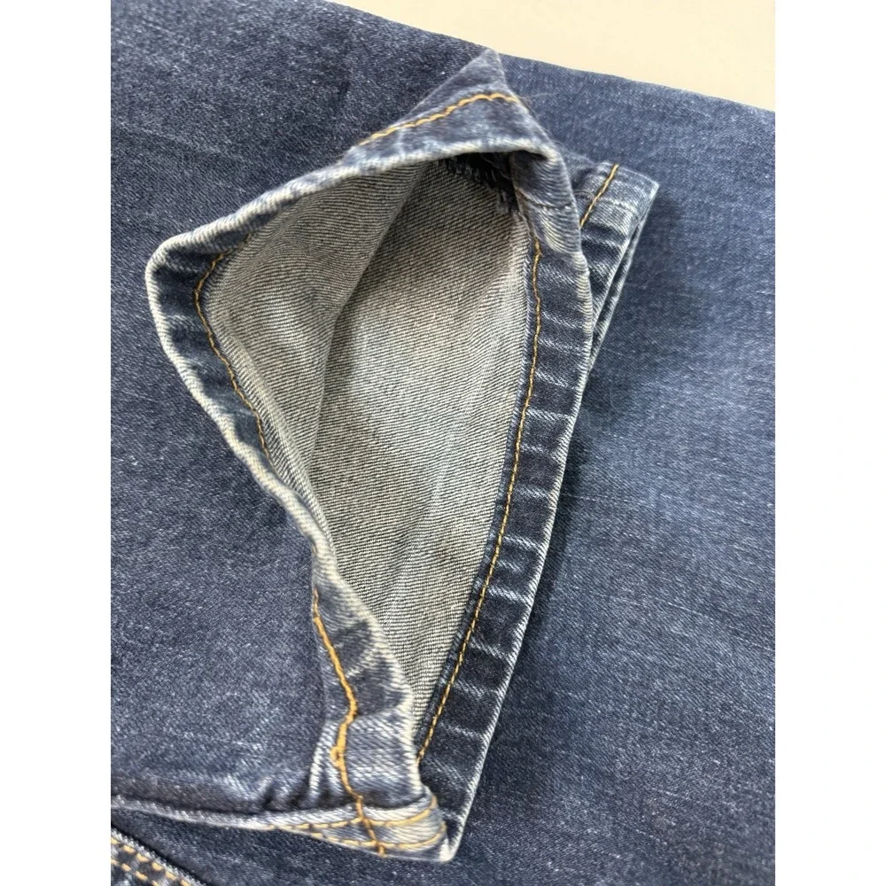 Levis 550 Jeans Mens Size 40x32 Straight Leg DARK Wash‎ Cotton Denim